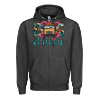Charcoal Heather bus driver Zipper Hoodie - Artiststas
