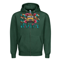 Sports Green bus driver Zipper Hoodie - Artiststas