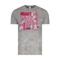 Cloud Rock cancer awareness fight believe hope survive Vintage Tee - CowGirlArtShop