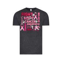 Vintage Black cancer awareness fight believe hope survive Vintage Tee - CowGirlArtShop