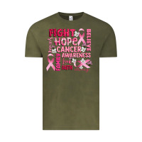 Vintage Olive cancer awareness fight believe hope survive Vintage Tee - CowGirlArtShop