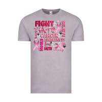 Cancer Awareness Fight Believe Hope Survive Vintage Tee | Teevron