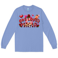 Colony Blue One loved mama Valentine's Day Long Sleeve Tee - FaDigitalArtStudio
