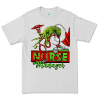 Dove Grey grinch hand nurse manager Premium Tee - NancyCooperArtShop