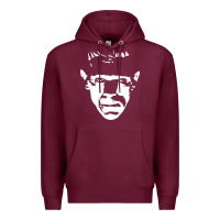 Burgundy classic monster horror movie poster vintage halloween Premium Hoodie - longCreatives