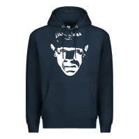 Navy classic monster horror movie poster vintage halloween Premium Hoodie - longCreatives