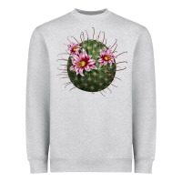 Heather Grey arizona fishhook cactus Heavyweight Sweatshirt - LillyAllenDesigns
