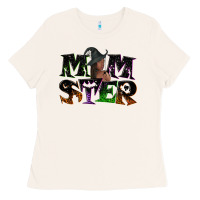 Bone Momster with witch Ladies Tee - NancyCooperArtShop