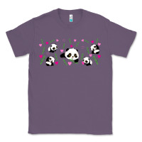 Lavender cute panda Classic Tee - TumblerDesignByShophia