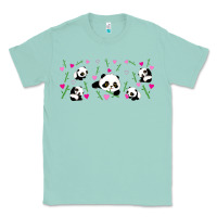 Seafoam cute panda Classic Tee - TumblerDesignByShophia
