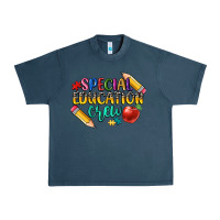 Midnight Navy special education crew Urban Heavy Tee - CowGirlArtShop