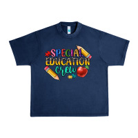Navy special education crew Urban Heavy Tee - CowGirlArtShop