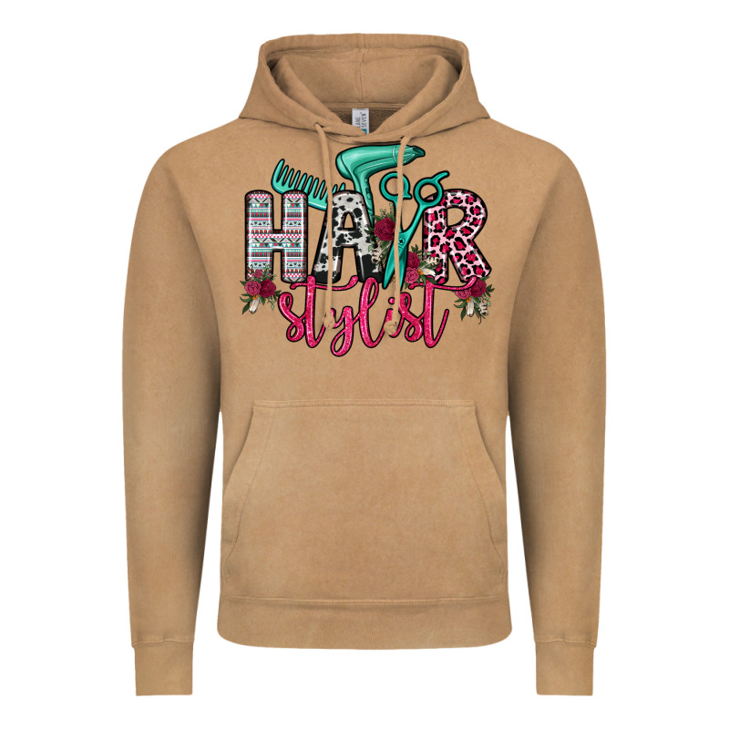 Hair Stylist Vintage Hoodie by OliviaCreatesArt | Teevron