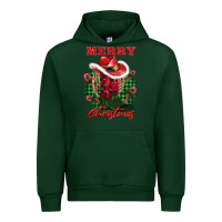 Forest Green merry christmas boots hat rope Urban Hoodie - AdoDesignShop