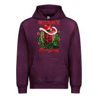Mauve Wine merry christmas boots hat rope Urban Hoodie - AdoDesignShop