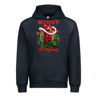 Navy merry christmas boots hat rope Urban Hoodie - AdoDesignShop