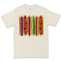 Bone Mexico Serape Brushstroke Premium Tee - texasbilliewilder