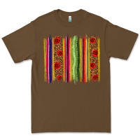 Cacao Mexico Serape Brushstroke Premium Tee - texasbilliewilder