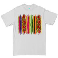 Dove Grey Mexico Serape Brushstroke Premium Tee - texasbilliewilder