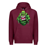 Burgundy halloween green slimer ghost Premium Hoodie - longCreatives