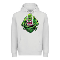 Dove Grey halloween green slimer ghost Premium Hoodie - longCreatives