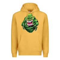 Mustard halloween green slimer ghost Premium Hoodie - longCreatives