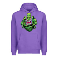 Purple halloween green slimer ghost Premium Hoodie - longCreatives