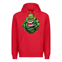 Red halloween green slimer ghost Premium Hoodie - longCreatives