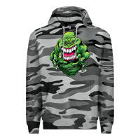 Slate Camo halloween green slimer ghost Premium Hoodie - longCreatives