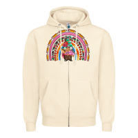 Sandshell teacher gnome rainbow Zipper Hoodie - Artiststas
