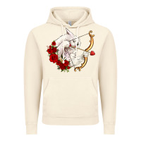 Vintage Artic cupid cat Vintage Hoodie - OliviaCreatesArt