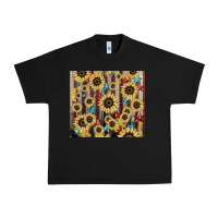 Black America flag sunflower star tumbler Urban Heavy Tee - HowdyJamesFarm