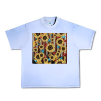 Grape Ice America flag sunflower star tumbler Urban Heavy Tee - HowdyJamesFarm