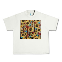Pistachio America flag sunflower star tumbler Urban Heavy Tee - HowdyJamesFarm