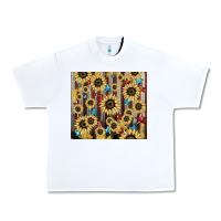 White America flag sunflower star tumbler Urban Heavy Tee - HowdyJamesFarm