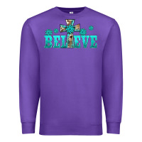 Purple western turquoise's gemstones cross believe Premium Sweatshirt - BarkalooDesign