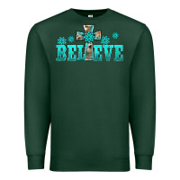 Sports Green western turquoise's gemstones cross believe Premium Sweatshirt - BarkalooDesign