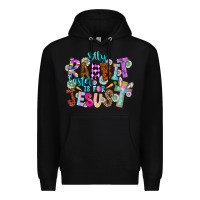 Black Silly Rabbit Easter Is For Jesus Premium Hoodie - CowhideDigitalArt