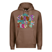 Chestnut Silly Rabbit Easter Is For Jesus Premium Hoodie - CowhideDigitalArt