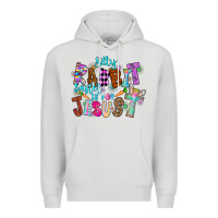 Dove Grey Silly Rabbit Easter Is For Jesus Premium Hoodie - CowhideDigitalArt