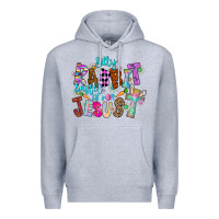 Heather Grey Silly Rabbit Easter Is For Jesus Premium Hoodie - CowhideDigitalArt