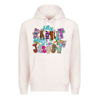 Pale Pink Silly Rabbit Easter Is For Jesus Premium Hoodie - CowhideDigitalArt