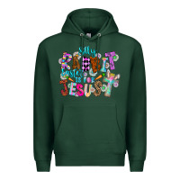 Sports Green Silly Rabbit Easter Is For Jesus Premium Hoodie - CowhideDigitalArt