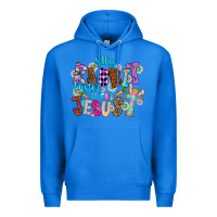True Royal Silly Rabbit Easter Is For Jesus Premium Hoodie - CowhideDigitalArt