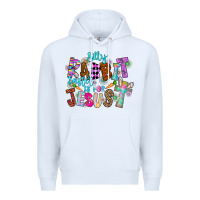 White Silly Rabbit Easter Is For Jesus Premium Hoodie - CowhideDigitalArt