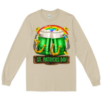 Mushroom St. Patrick's Day beer Long Sleeve Tee - OliviaCreatesArt