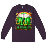 Plum St. Patrick's Day beer Long Sleeve Tee - OliviaCreatesArt