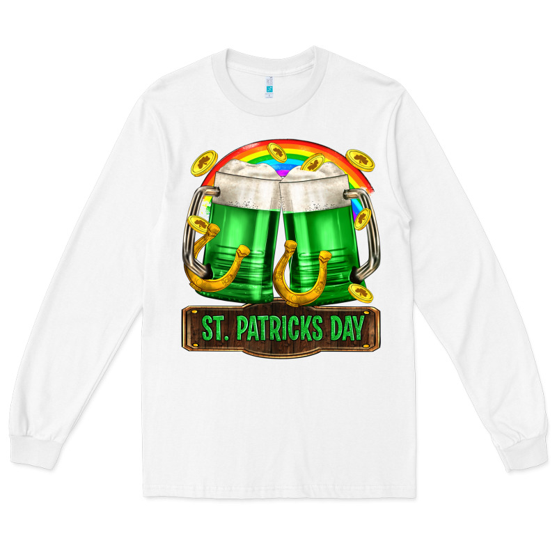 St. Patrick's Day Beer Long Sleeve Tee by OliviaCreatesArt | Teevron
