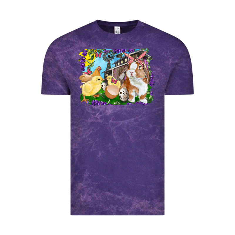 Easter Farm Chicks And Bunny Vintage Tee by RanaPortraitStore | Teevron