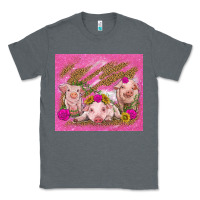 Charcoal Heather pigs Classic Tee - TumblerDesignByShophia